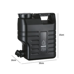 Cubo de almacenamiento de agua cuadrado para acampar al aire libre de 12L con grifo Cubo para beber portátil para el hogar de gran capacidad - Product Image 3