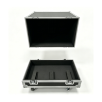 Flight case OEM empilable de haute qualité pour enceinte QSC LA112 Line Array, boîte de protection aviation avec 4 roues et rainures