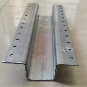 เสาเหล็กชุบสังกะสีขนาด 8 ฟุต 9 ฟุต 10 ฟุต 12 ฟุต สำหรับรั้วไม้ รูปทรงตัวยู - Product Image 4