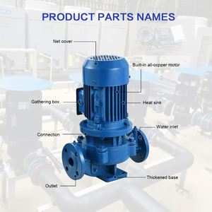 Bomba de Agua Eléctrica para Riego, Bomba Centrífuga Industrial, Bomba Eléctrica - Product Image 1