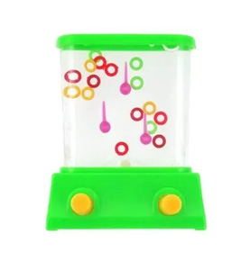 Mini hobby retrò per bambini e adulti giochi d'acqua portatili lancio dell'anello e un basket Aqua Arcade Toys giocattoli educativi per bambini - Product Image 4
