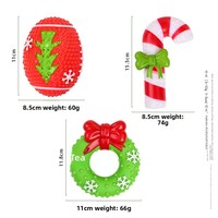 Nouveau jouet pour chien en vinyle couineur de Noël