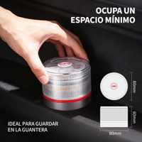 Baliza V16 Homologada por la DGT 2026 con Geolocalización, Baliza de Emergencia, Luz de Advertencia para Automóvil con Visibilidad de 360°