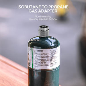 <span class=keywords><strong>Adaptateur</strong></span> de gaz de camping en aluminium personnalisable Accessoire de cuisine d'extérieur durable Convient précisément au connecteur de poêle au <span class=keywords><strong>butane</strong></span> Camping - Product Image 5