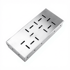 Boîte à fumée en acier inoxydable de haute qualité pour grillades, outils de fumage pour <span class=keywords><strong>barbecue</strong></span> en extérieur, camping et jardin - Product Image 1