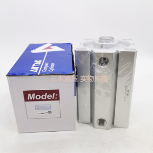 กระบอกลม AirTAC แบบบางพิเศษ เส้นผ่านศูนย์กลาง 80 มม. ระยะชัก 100 มม. ตัวกระตุ้นลมแบบนิวแมติกตัวเรือนอะลูมิเนียม - Product Image 3