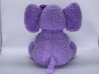 Éléphant bleu violet personnalisé tenant bébé peluche poupée jouets mère et enfant PP coton remplissage