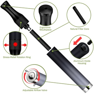 Pipa de Respiración de Óxido de Aluminio para Dejar de Fumar, Alivio Natural de la Ansiedad con Aceites Esenciales para Hombres, Respiración sin Humo - Product Image 2