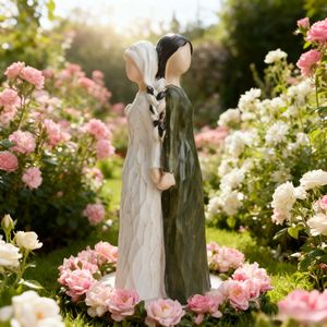 Nuovi Regali per la Festa della Mamma Transfrontalieri, Ornamenti per la Casa con Madre, Figlia e Sorelle che si Tengono per Mano, Decorazioni Artigianali - Product Image 2