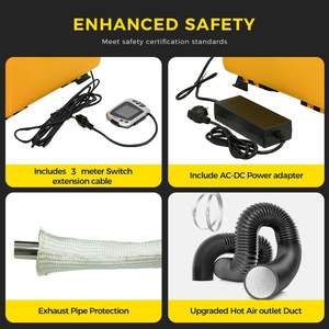 <span class=keywords><strong>Chauffage</strong></span> à air diesel portable <span class=keywords><strong>12V</strong></span>/110V 8KW, plateau adaptatif 5500m, <span class=keywords><strong>chauffage</strong></span> à circulation interne, pour camionnette, camion, camping-car - Product Image 4