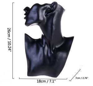 Trong Kho 4 <span class=keywords><strong>M</strong></span>àu Sắc Tùy Chọn Nhựa <span class=keywords><strong>M</strong></span>ặt Dây Chuyền Đồ Trang Sức Bông Tai Hiển Thị Đứng Chủ Bust Vòng Cổ Hiển Thị Giá - Product Image 2