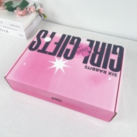 Boîte d'emballage en carton pliable de luxe pour cosmétiques et vêtements, avec logo personnalisé
