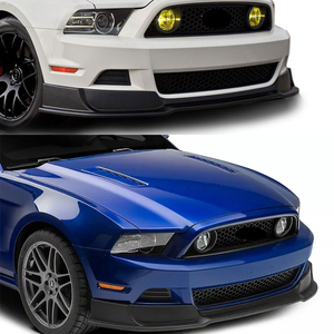 สปอยเลอร์กันชนหน้าแบบเปิดประทุนสำหรับ RTR ปี 2013-2014 สีดำ ทำจากพลาสติก อุปกรณ์ตกแต่งภายนอก - Product Image 4