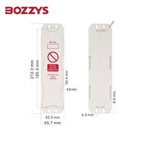 Accessoires d'échafaudage réinscriptibles Double face en PVC pour la réparation d'étiquette et l'opération de pièces d'échafaudage interdite - Product Image 2