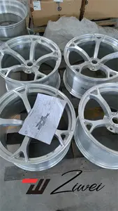 Llantas Cóncavas ZW Forjadas Estilo Nismo V1 JDM Cromadas Plateadas de 5 Pernos 18 19 20 21 22 Pulgadas 5x114.3 para <span class=keywords><strong>Nissan</strong></span> <span class=keywords><strong>GT</strong></span>-R R35 - Product Image 4