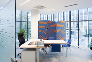 Professional Factory European Standard Eco-friendly Engraving PET Acoustic Space <strong>Partition</strong> for Office - Product Image 6