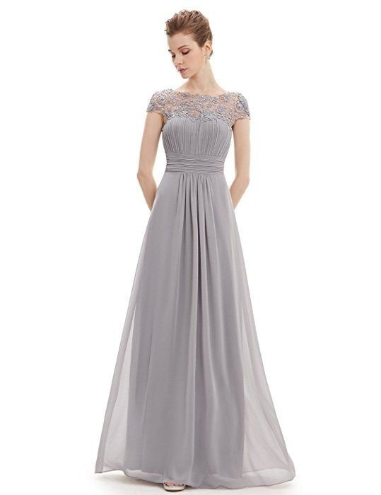 Großhandel Frauen Abend party lange elegante Spitze Kleid Brautjungfer Hochzeit Mutter der Braut Freizeit kleider