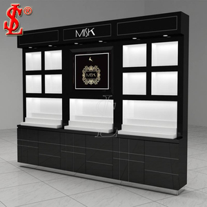 Diseño de Mostrador para Tienda de Cosméticos en Centro Comercial, Vitrina de Perfumes de Vidrio con Iluminación LED, Exhibidor de Cosméticos para Venta al por Menor, Estante de Exhibición, Mueble de Exhibición - Product Image 2