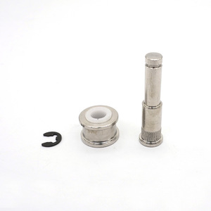 Kit de bujes para bisagras de puertas de automóviles, acero inoxidable, color plateado espejo, fácil instalación, piezas de reparación para Chevrolet GMC 07-11 - Product Image 1