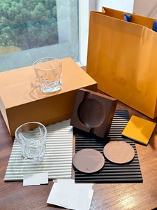 Cenicero de Cigarros de Madera de Nogal, Contenedor de Ceniza, Vaso de Cristal para Licor, Caja de Regalo, Cenicero Creativo para Oficina - Product Image 4