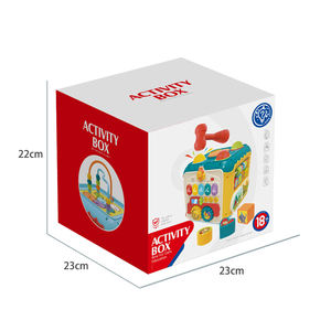 Jouets de construction multifonctionnels en blocs <span class=keywords><strong>Cube</strong></span> éducatif <span class=keywords><strong>Cube</strong></span> <span class=keywords><strong>d</strong></span>'activités pour bébé - Product Image 5