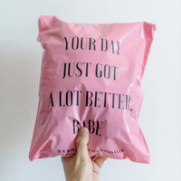 100% biodégradable mat pêche privé écologique durable t-shirt vêtements emballage sac d'expédition Logo personnalisé Poly Mailer