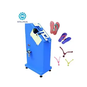 Goedkope Prijs Eva Pu Flip Flops Schoen Maken Manual Hand Pvc Rubber Strap Bevestigen Machine Voor Sandalen