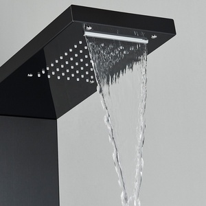 Stainless Steel Wall Mounted Black Shower Column - Product Image 4