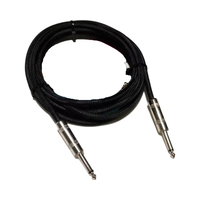Câble de guitare professionnel 1/4'' (6,35 mm) TS mâle-mâle pour amplificateur et mixeur de guitare électrique