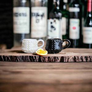 Vaso de chupito de Talavera con asa Mini Taza de cerámica mexicana hecha a mano Taza de café Espresso Regalos para amigos - Product Image 4