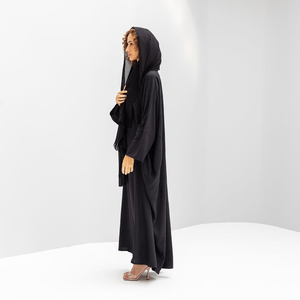Modest Islamic Abaya <strong>Kaftan</strong> Abaya Islamic Clothing Long Sleeve Dress Abaya batwing Sleeves Dress Plain Luxury <strong>Kaftans</strong> - Product Image 5