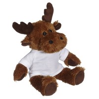 Élan en peluche avec t-shirt personnalisable