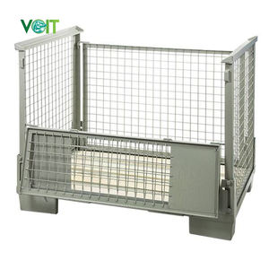 Dayanıklı Metal depolama Organize parçaları depo istiflenebilir tel örgü sepet - Product Image 1