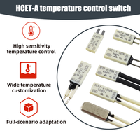 Termostato Bimetálico HCET A5 Serie KSD9700, Controlador Térmico, Interruptor de Control de Temperatura Eléctrico para Electrodomésticos Pequeños