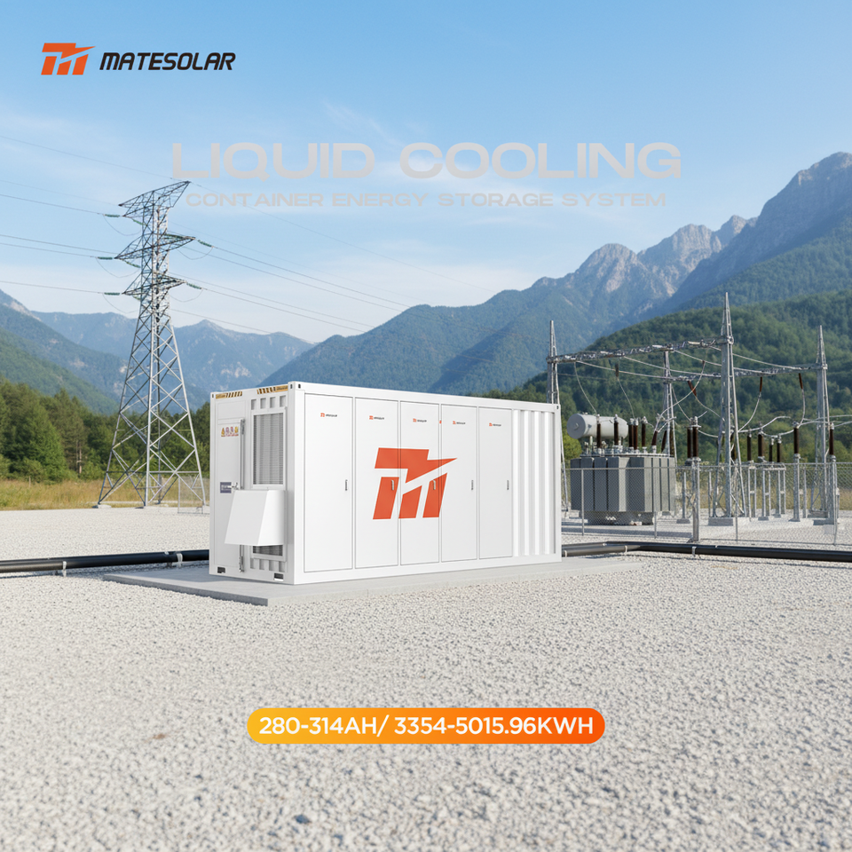 20FT Liquid Cooling BESS Lithium Battery Storage 3MWH 5MWH 280Ah 314Ah ...