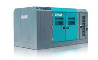CFAIR 830cfm7bar Compresseur d'air à vis à moteur diesel stationnaire pour la construction/le sablage/le forage de puits d'eau/l'extraction de pétrole