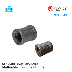 Offre Spéciale pour les États-Unis et le Canada : Raccord de Tuyauterie Fileté en Fonte Malleable Noire de 3/4 Pouce, Type Coupling Réducteur à Douille, Utilisé pour le Gaz et l'Huile - Product Image 1