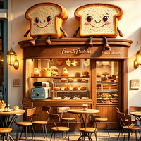 Insegna Pubblicitaria 3D Personalizzata in Acrilico Solido Non Illuminata con Logo in Rilievo per Panetterie e Pasticcerie, Impermeabile IP65