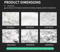 Granules naturels de carbonate de calcium par kilogramme de poudre de carbonate de calcium CaCO3 pour le carbonate de calcium de peintures