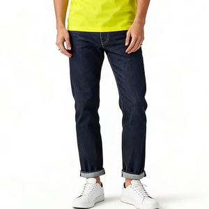 Jeans de marque <span class=keywords><strong>501</strong></span> – Ventes Flash – Mode Streetwear – Jeans Homme Évasés Personnalisés – Jeans Empilés Longs pour Homme avec Logo - Product Image 4