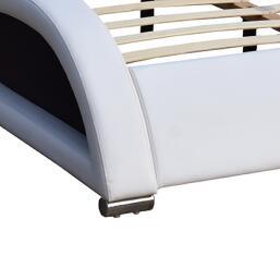 Fuente de <span class=keywords><strong>la</strong></span> <span class=keywords><strong>fábrica</strong></span> de lujo cómodo cabecera con rey almohada tamaño forma curva blanco de cama de cuero para <span class=keywords><strong>muebles</strong></span> de dormitorio - Product Image 3