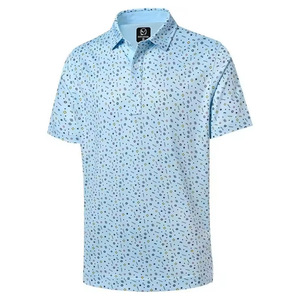 Summer Fashionable Men's Knitted for <span class=keywords><strong>Polo</strong></span> Shirt 3D Digital Printed Solid Pattern Big Size for Office Wear Clothing - Product Image 2
