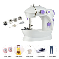 Machine à coudre électronique multifonction mini pour usage domestique, accessoires de couture pour vêtements, usine de fabrication de matériaux de couture