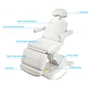 Table de massage électrique moderne SONKLY pour esthéticiennes, techniciennes en extensions de cils, fauteuils de spa, lit de salon pour soins de spa - Product Image 5