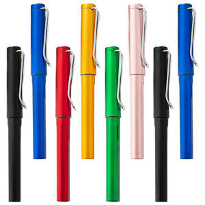 ปากกาลูกลื่นพลาสติกหลากสี,ปากกาลูกลื่นทรงสี่เหลี่ยมพร้อมพิมพ์โลโก้ตามสั่ง - Product Image 1