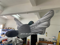 Modèle de pigeon gonflable suspendu pour la publicité, décoration de fête de festival