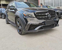 Kit de carrosserie tuning pour Mercedes-Benz GLS W166 16-19, style B, lèvre avant, diffuseur arrière, spoiler, extension de passage de roue, semi-carbone