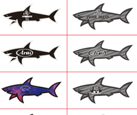 Meilleure vente : autocollant requin, livraison rapide, haute qualité, sticker Paul and Shark, décalque requin, autocollants décoratifs