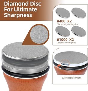 אבן השחזה מגנטית מתגלגלת חדשה 2 4 5 6 זוויות, אבן השחזה מתכווננת, משחיז סכינים מתגלגל - Product Image 3