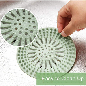 Hair Catcher Durable Silicone <b>Drain</b> Hole <b>Cover</b> Hair Stopper Shower <b>Drain</b> <b>for</b> Bathtub and Kitchen - Product Image 4